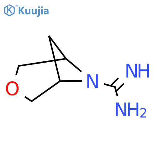 3-Oxa-6-azabicyclo[3.1.1]heptane-6-carboximidamide structure