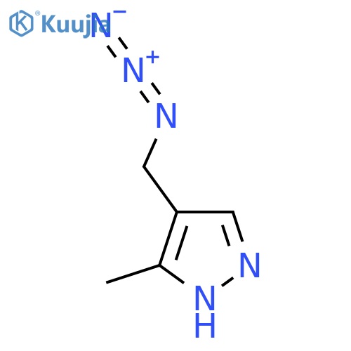 4-(azidomethyl)-5-methyl-1H-pyrazole structure