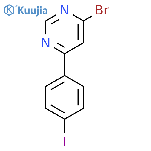 4-Bromo-6-(4-iodophenyl)pyrimidine structure