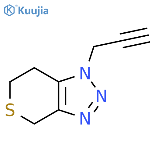 1-(Prop-2-yn-1-yl)-1H,4H,6H,7H-thiopyrano[3,4-d][1,2,3]triazole structure