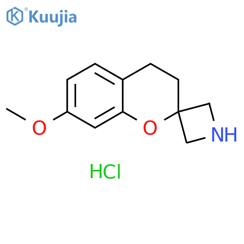 7'-methoxyspiro[azetidine-3,2'-chromane] hydrochloride structure