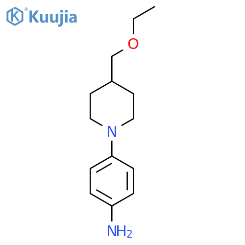 4-(4-(Ethoxymethyl)piperidin-1-yl)aniline structure
