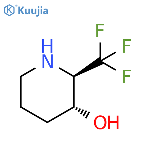 3-Piperidinol, 2-(trifluoromethyl)-, (2R,3R)-rel- structure