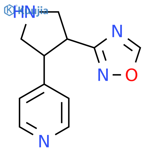 3-(4-(Pyridin-4-yl)pyrrolidin-3-yl)-1,2,4-oxadiazole structure