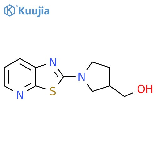 (1-(Thiazolo[5,4-b]pyridin-2-yl)pyrrolidin-3-yl)methanol structure