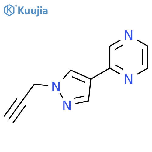 2-(1-(Prop-2-yn-1-yl)-1H-pyrazol-4-yl)pyrazine structure
