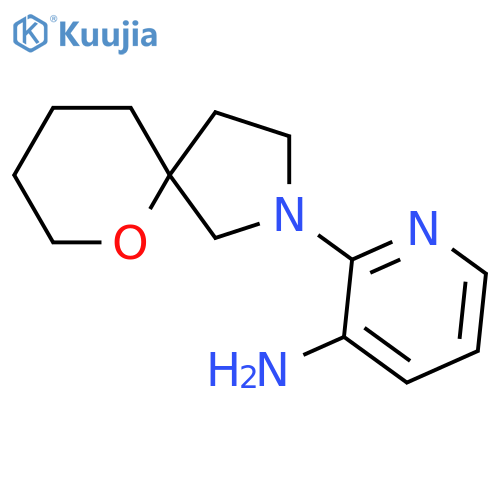 2-(6-Oxa-2-azaspiro[4.5]decan-2-yl)pyridin-3-amine structure