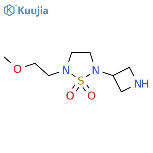 2-(Azetidin-3-yl)-5-(2-methoxyethyl)-1,2,5-thiadiazolidine 1,1-dioxide structure