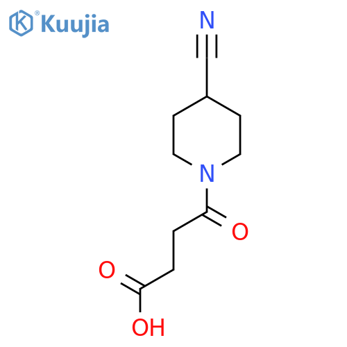 4-(4-Cyanopiperidin-1-yl)-4-oxobutanoic acid structure
