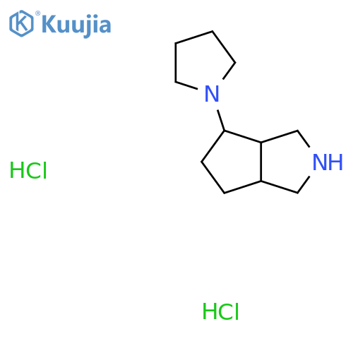 1-{octahydrocyclopenta[c]pyrrol-4-yl}pyrrolidine dihydrochloride structure