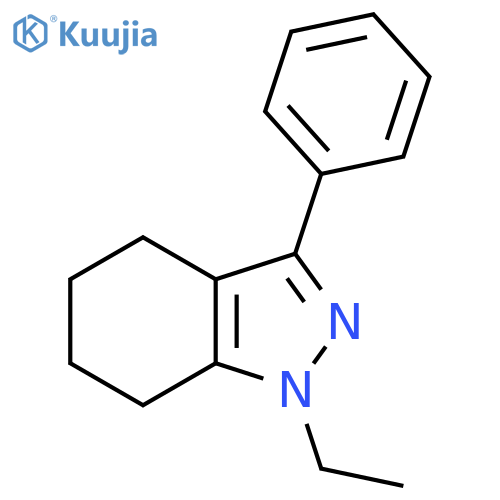 1-ethyl-3-phenyl-4,5,6,7-tetrahydro-1H-indazole structure