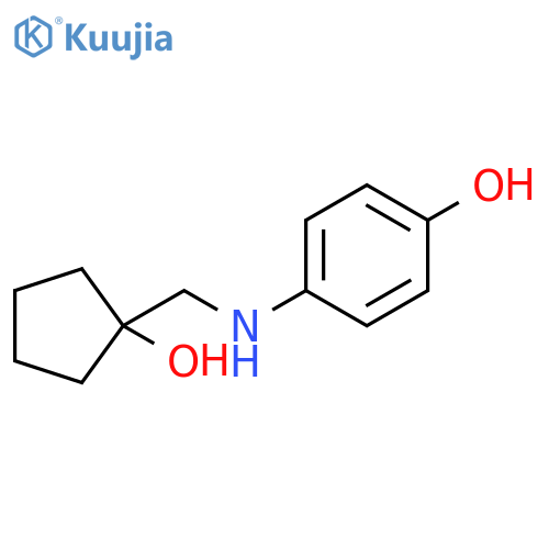 4-{(1-hydroxycyclopentyl)methylamino}phenol structure
