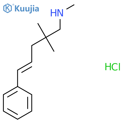 [(4E)-2,2-dimethyl-5-phenylpent-4-en-1-yl](methyl)amine hydrochloride structure