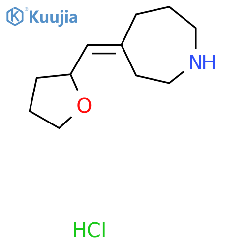 (4Z)-4-[(Oxolan-2-yl)methylidene]azepane hydrochloride structure