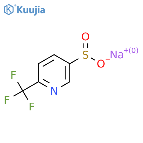 Sodium 6-(trifluoromethyl)pyridine-3-sulfinate structure
