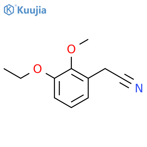 2-(3-Ethoxy-2-methoxyphenyl)acetonitrile structure