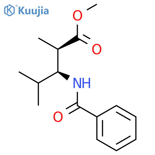 PENTANOIC ACID, 3-(BENZOYLAMINO)-2,4-DIMETHYL-, METHYL ESTER, (2R,3S)- structure