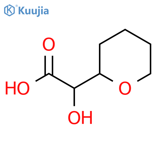 2-hydroxy-2-(oxan-2-yl)acetic acid structure