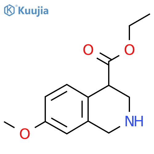 Ethyl 7-methoxy-1,2,3,4-tetrahydroisoquinoline-4-carboxylate structure