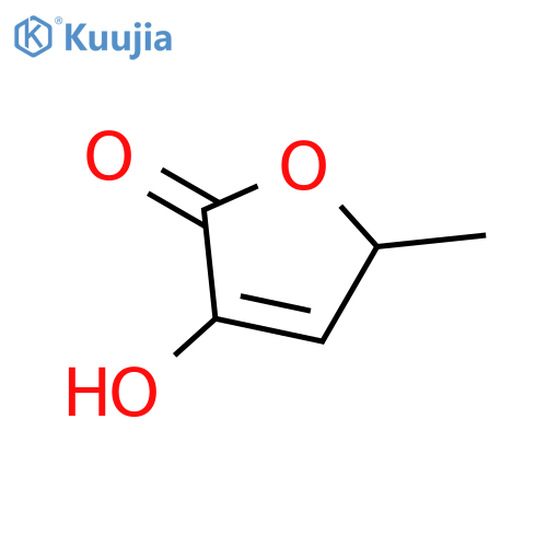 3-hydroxy-5-methyl-2(5H)-Furanone structure