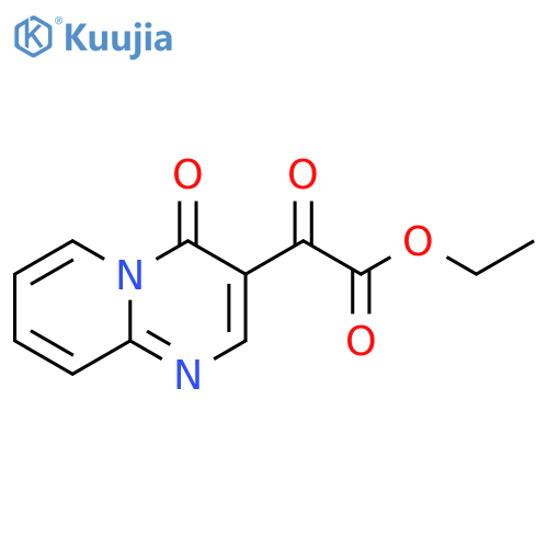 ethyl 2-oxo-2-{4-oxo-4H-pyrido1,2-apyrimidin-3-yl}acetate structure