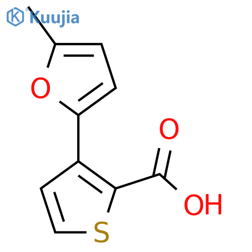 3-(5-Methylfuran-2-yl)thiophene-2-carboxylic acid structure
