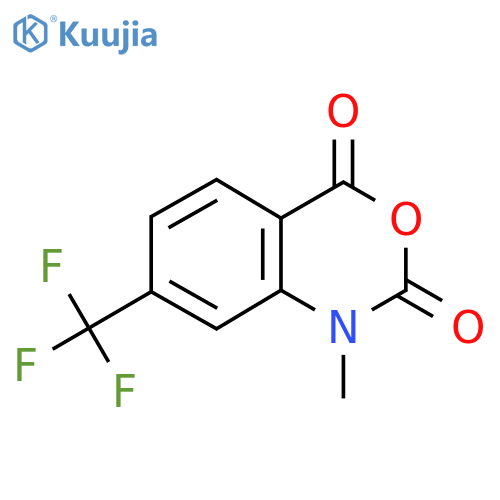 1-Methyl-7-(trifluoromethyl)-2,4-dihydro-1h-3,1-benzoxazine-2,4-dione structure