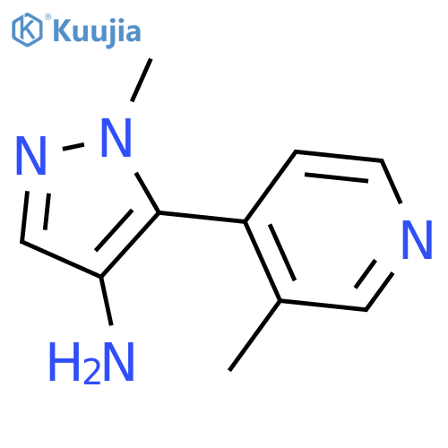 1-Methyl-5-(3-methylpyridin-4-yl)-1h-pyrazol-4-amine structure