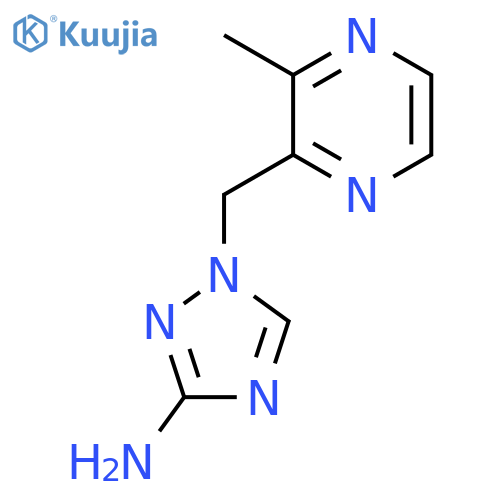 1-(3-methylpyrazin-2-yl)methyl-1H-1,2,4-triazol-3-amine structure