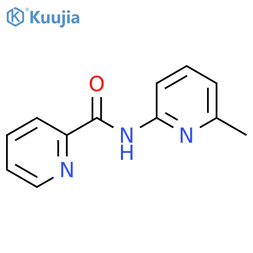 N-(6-methylpyridin-2-yl)pyridine-2-carboxamide structure