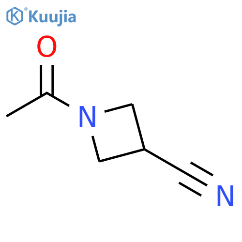 1-acetylazetidine-3-carbonitrile structure