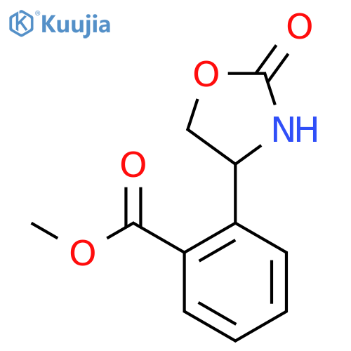 methyl 2-(2-oxo-1,3-oxazolidin-4-yl)benzoate structure