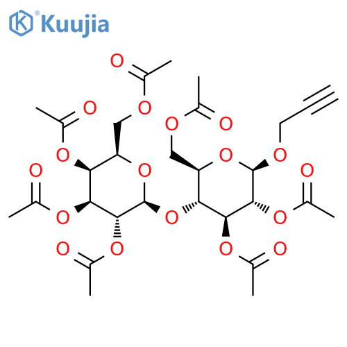 Propargyl β-D-lactoside heptaacetate structure