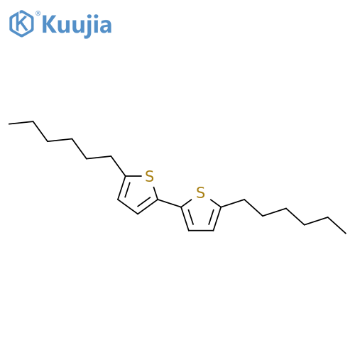 5,5'-dihexyl-2,2'-bithiophene structure