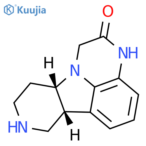 1H-Pyrido[3',4':4,5]pyrrolo[1,2,3-de]quinoxalin-2(3H)-one, 6b,7,8,9,10,10a-hexahydro-, (6bR,10aS)- structure