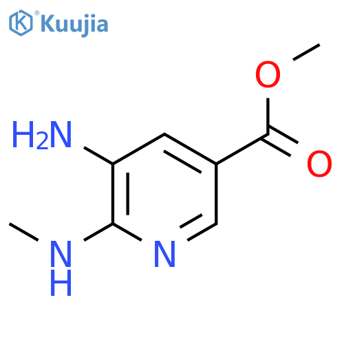 Methyl 5-Amino-6-(methylamino)nicotinate structure
