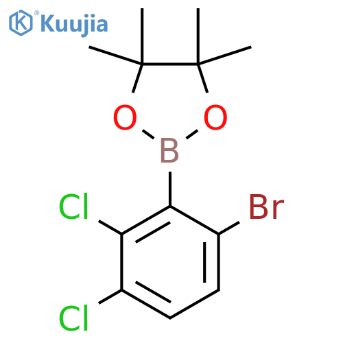 6-Bromo-2,3-dichlorophenylboronic acid pinacol ester structure