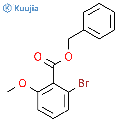 Benzyl 2-bromo-6-methoxybenzoate structure