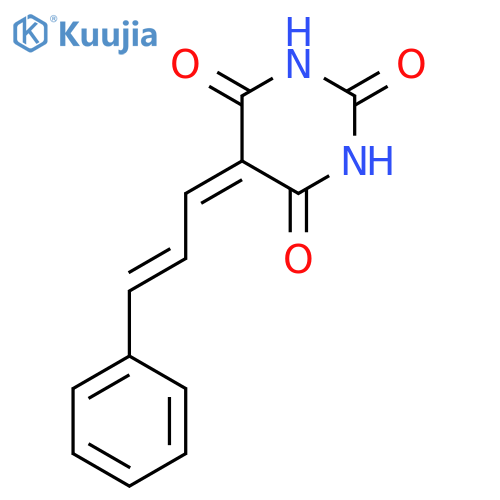 2,4,6(1H,3H,5H)-Pyrimidinetrione, 5-[(2E)-3-phenyl-2-propenylidene]- structure