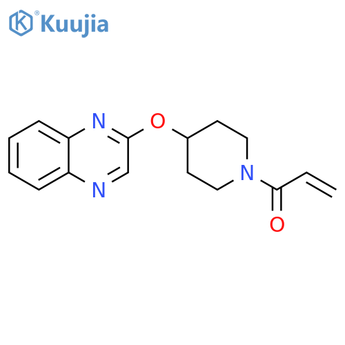 1-[4-(2-Quinoxalinyloxy)-1-piperidinyl]-2-propen-1-one structure