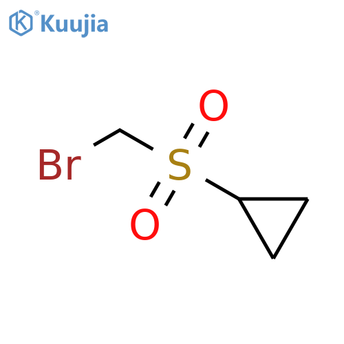 bromomethanesulfonylcyclopropane structure
