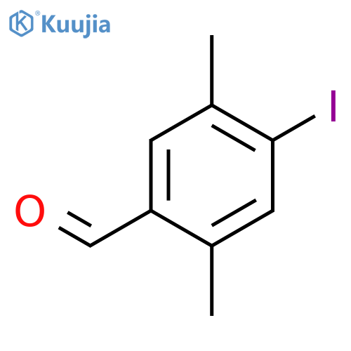 4-iodo-2,5-dimethylbenzaldehyde structure