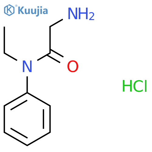 2-Amino-N-ethyl-N-phenylacetamide hydrochloride structure