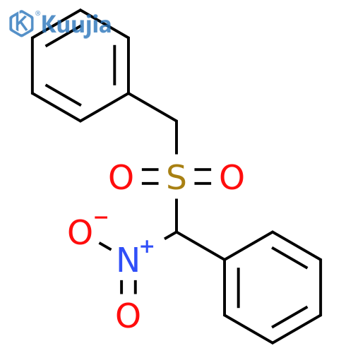 Benzene, [nitro[(phenylmethyl)sulfonyl]methyl]- structure