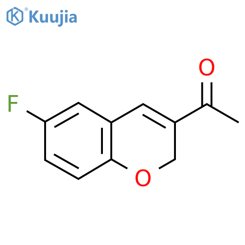 1-(6-fluoro-2H-chromen-3-yl)ethan-1-one structure
