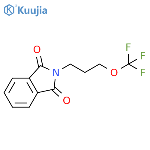 1H-Isoindole-1,3(2H)-dione, 2-[3-(trifluoromethoxy)propyl]- structure