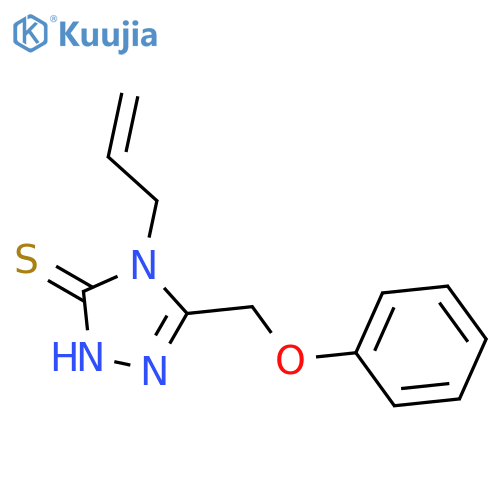 5-(phenoxymethyl)-4-(prop-2-en-1-yl)-4H-1,2,4-triazole-3-thiol structure