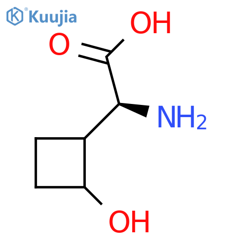 (2S)-2-amino-2-(2-hydroxycyclobutyl)acetic acid structure