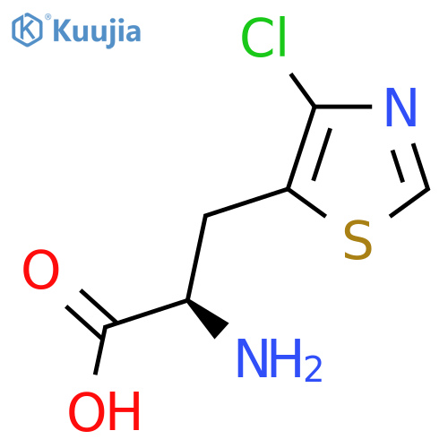 (2R)-2-amino-3-(4-chloro-1,3-thiazol-5-yl)propanoic acid structure