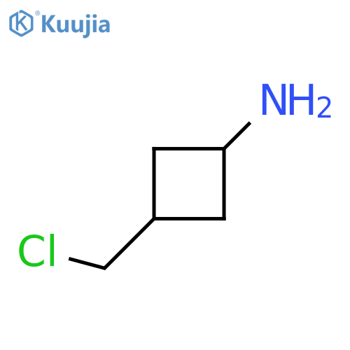 3-(Chloromethyl)cyclobutan-1-amine structure